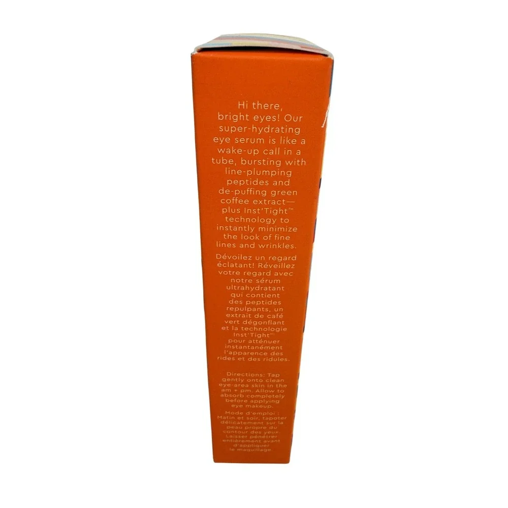 RELEVANT Beam & Glow Eye Serum 0.5 fl oz 15 ml Hydrating Wrinkle Fine Lines - BT